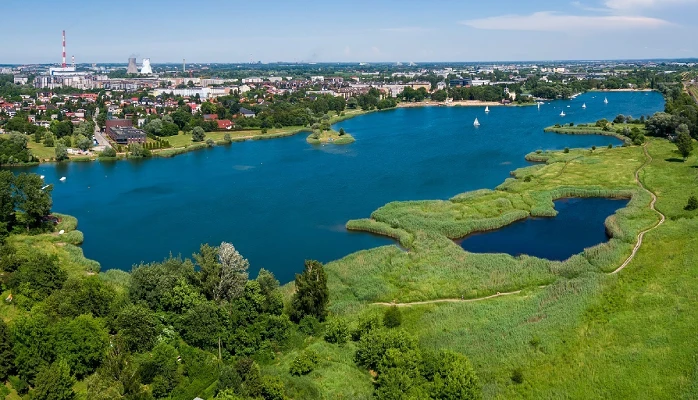 Lagune Bagry nabij het hostel